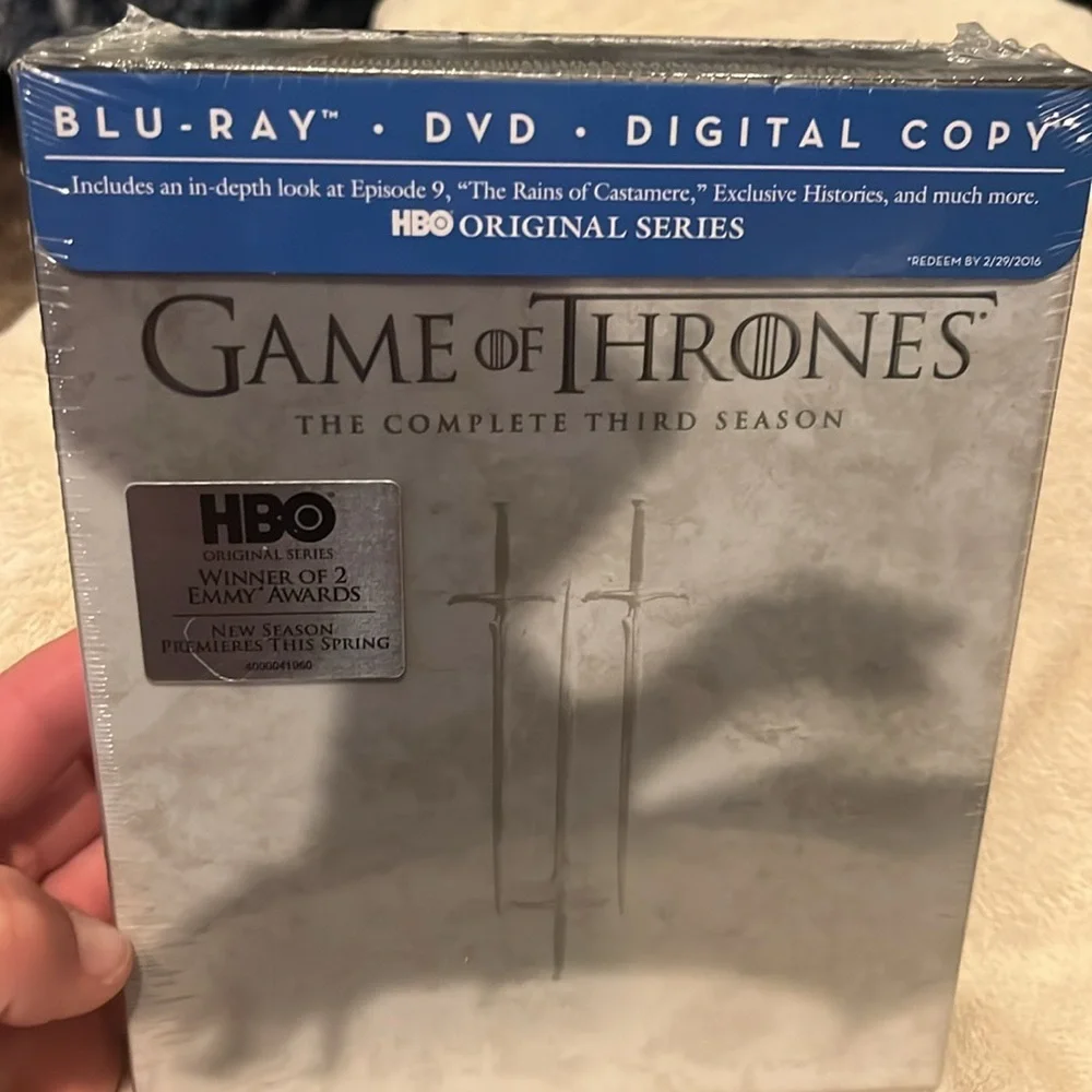 New/Never Opened Game of Thrones Blu-Ray DVD Season 3